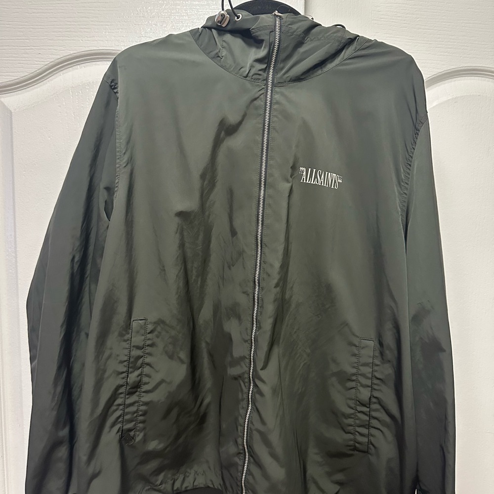 All Saints Men's Green Jacket
